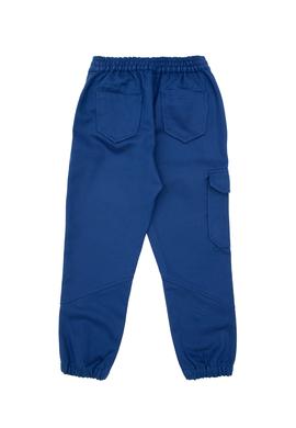 Kız Çocuk İndigo Kanvas Pantolon - 50292299001