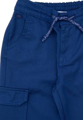 Kız Çocuk İndigo Kanvas Pantolon - 50292299001