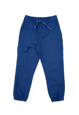 Kız Çocuk İndigo Kanvas Pantolon - 50292299001