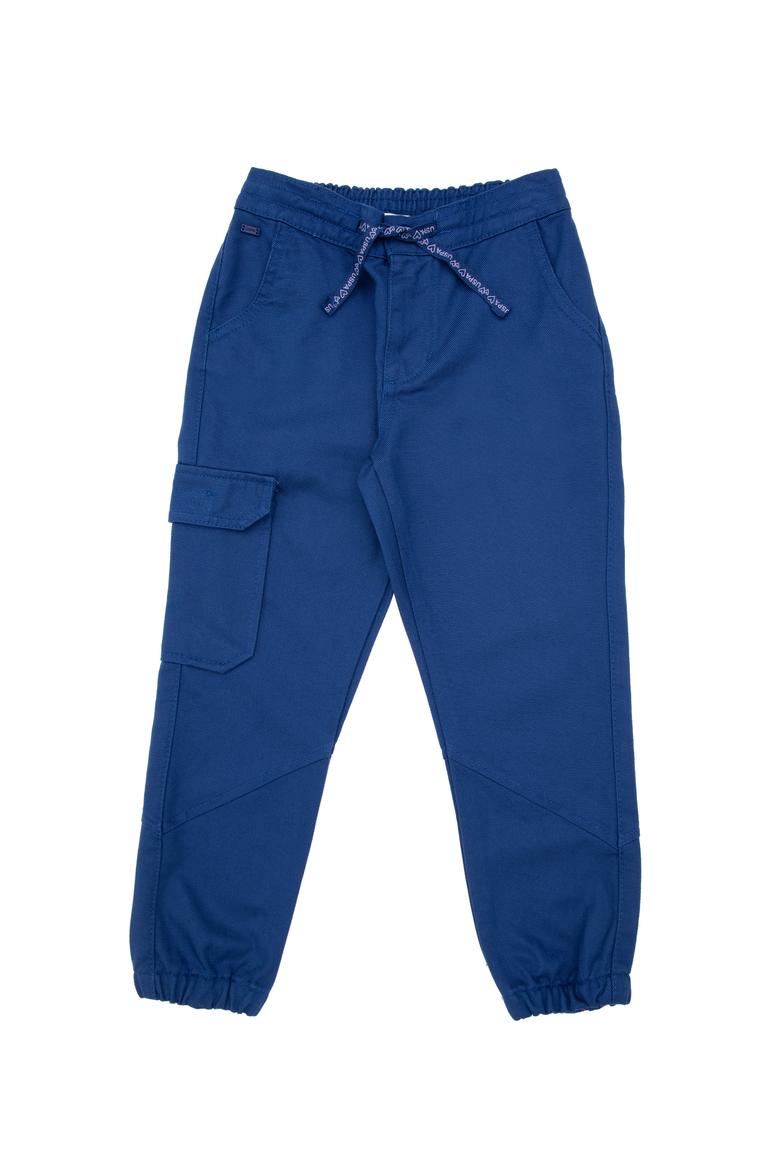 Kız Çocuk İndigo Kanvas Pantolon - 50292299001