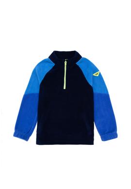 Erkek Çocuk Yarım Fermuarlı Lacivert Polar Sweatshirt - 50290710008