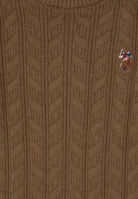 Erkek Çocuk Haki Basic Bisiklet Yaka Kazak - 50288889071