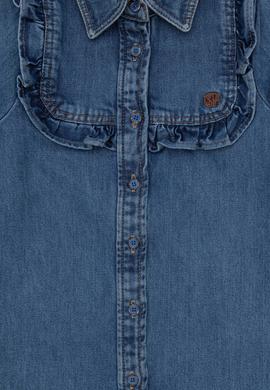 Kız Çocuk Mavi Jean Elbise - 50291151010