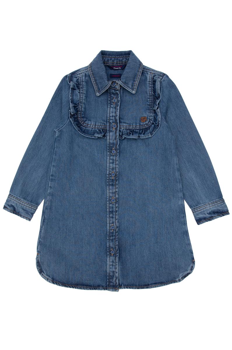 Kız Çocuk Mavi Jean Elbise