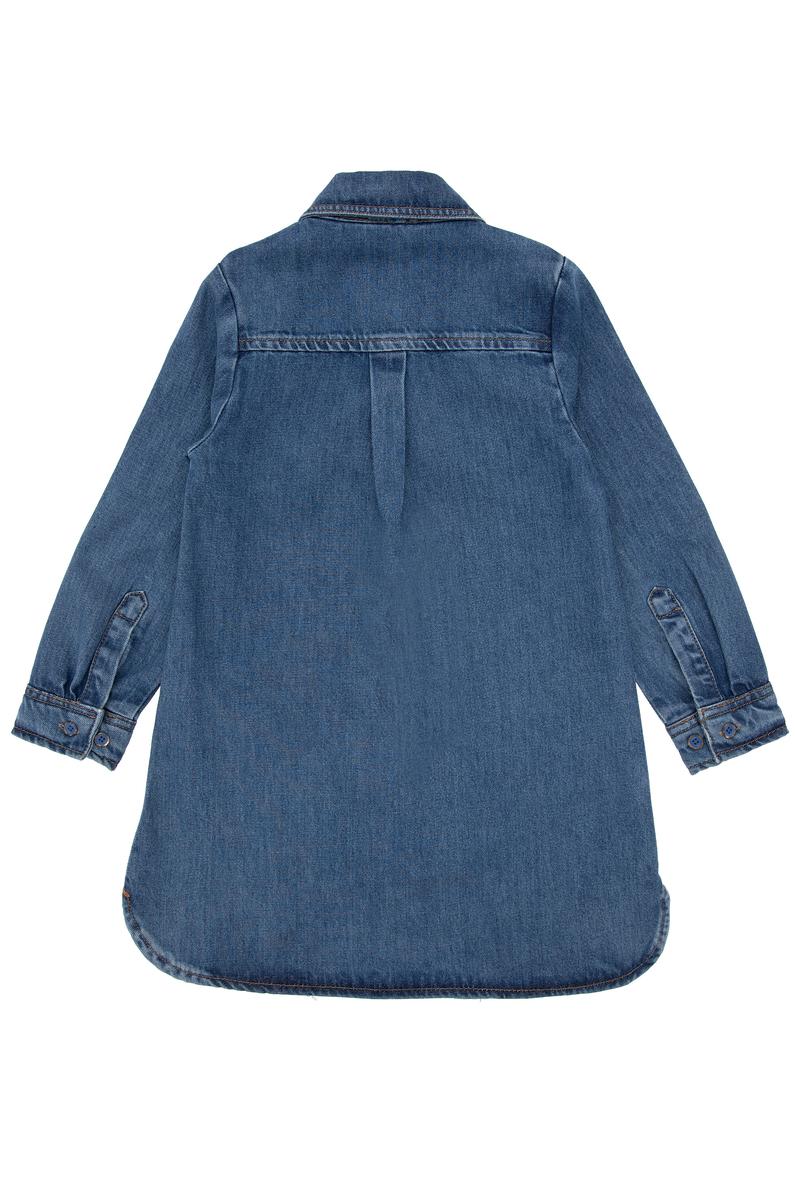 Kız Çocuk Mavi Jean Elbise