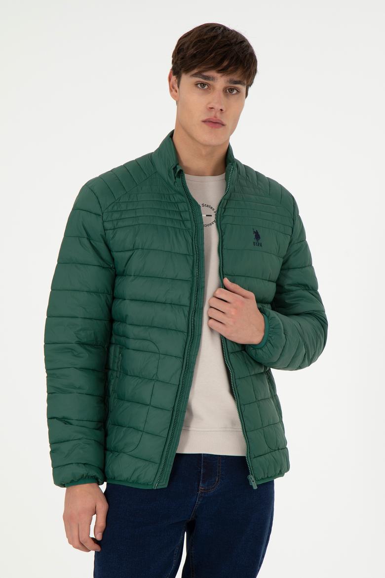 Erkek Koyu Yeşil Mont