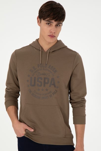 Erkek Haki Sweatshirt