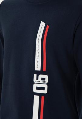 Erkek Regular Fit Bisiklet Yaka Lacivert Sweatshirt - 50293441027