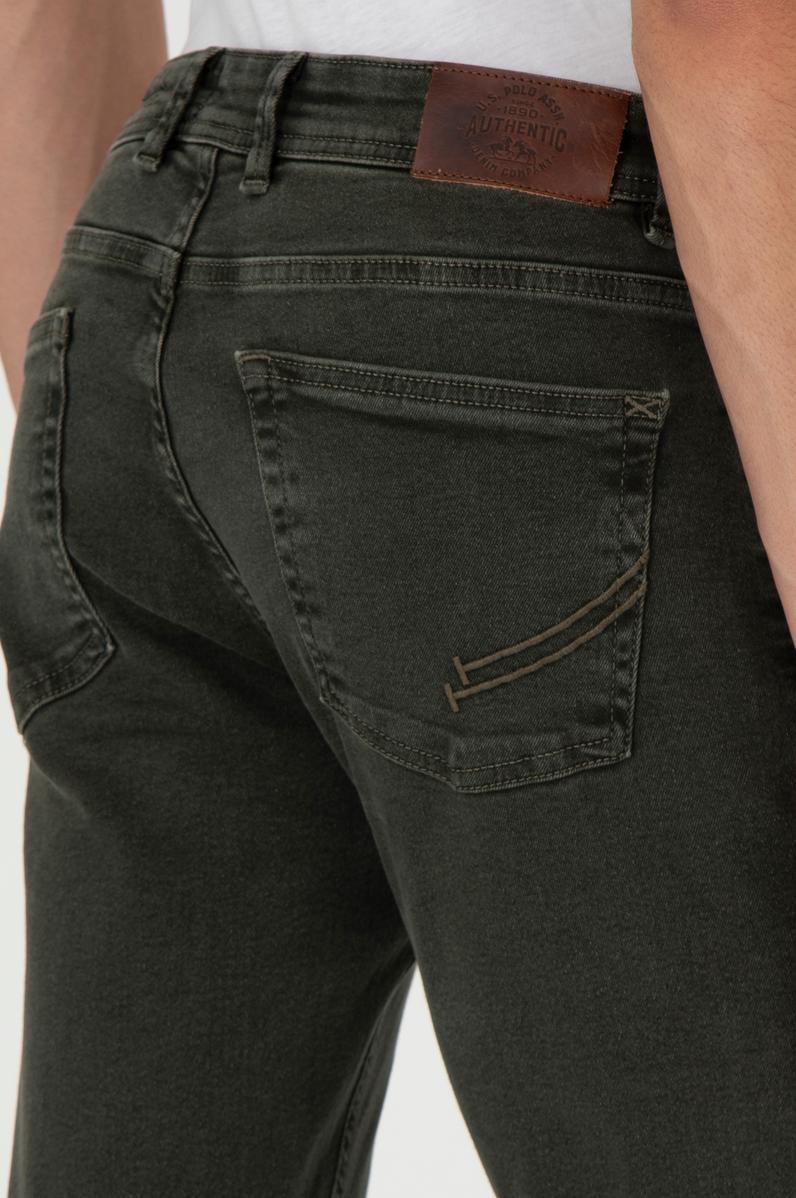 Erkek Haki Jean Pantolon