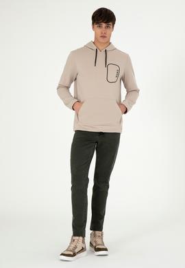 Erkek Haki Jean Pantolon - 50293323044