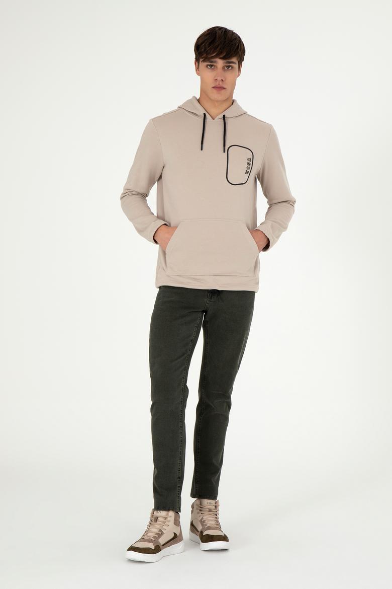 Erkek Haki Jean Pantolon