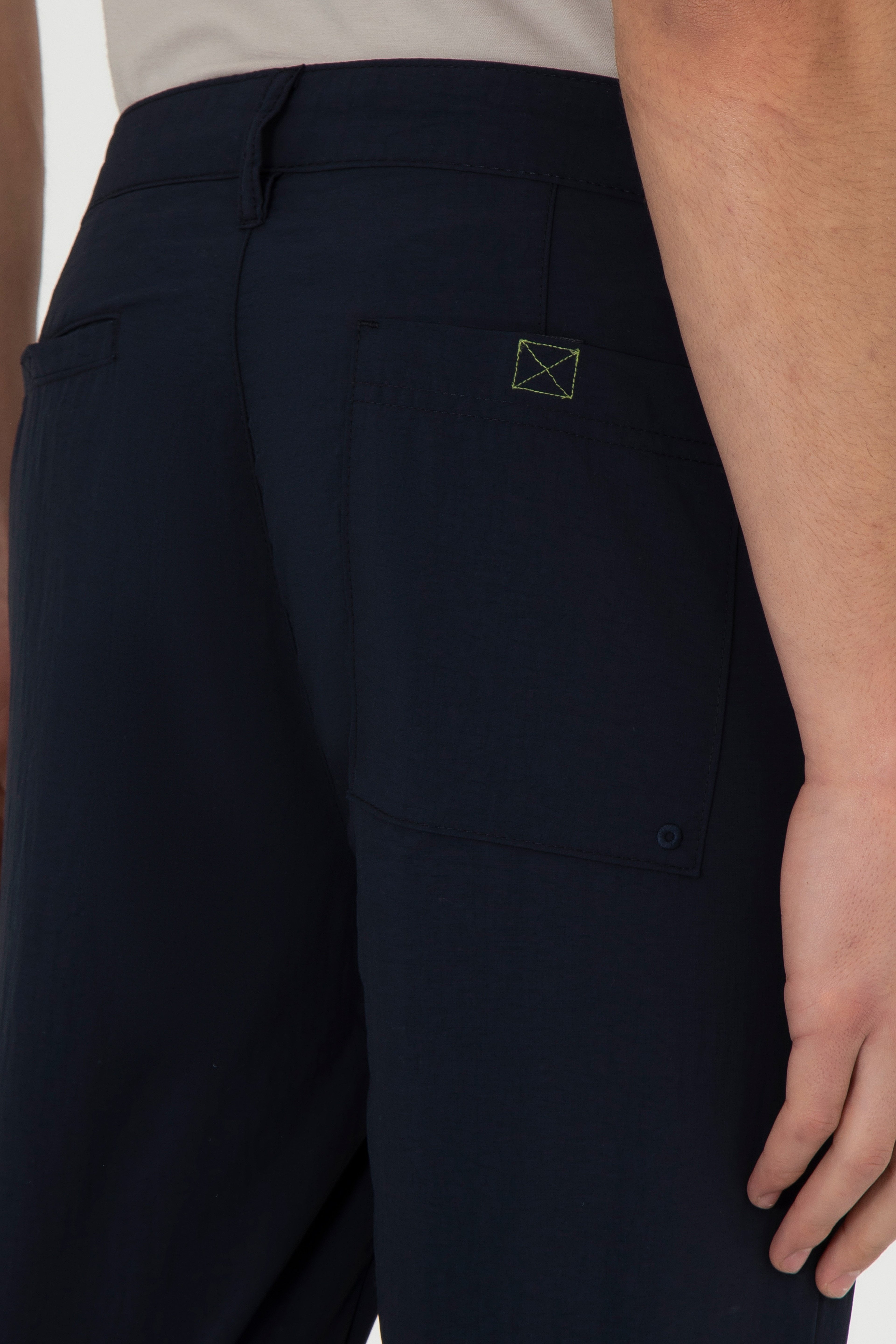Erkek Slim Fit Lacivert Kanvas Pantolon - Image 6
