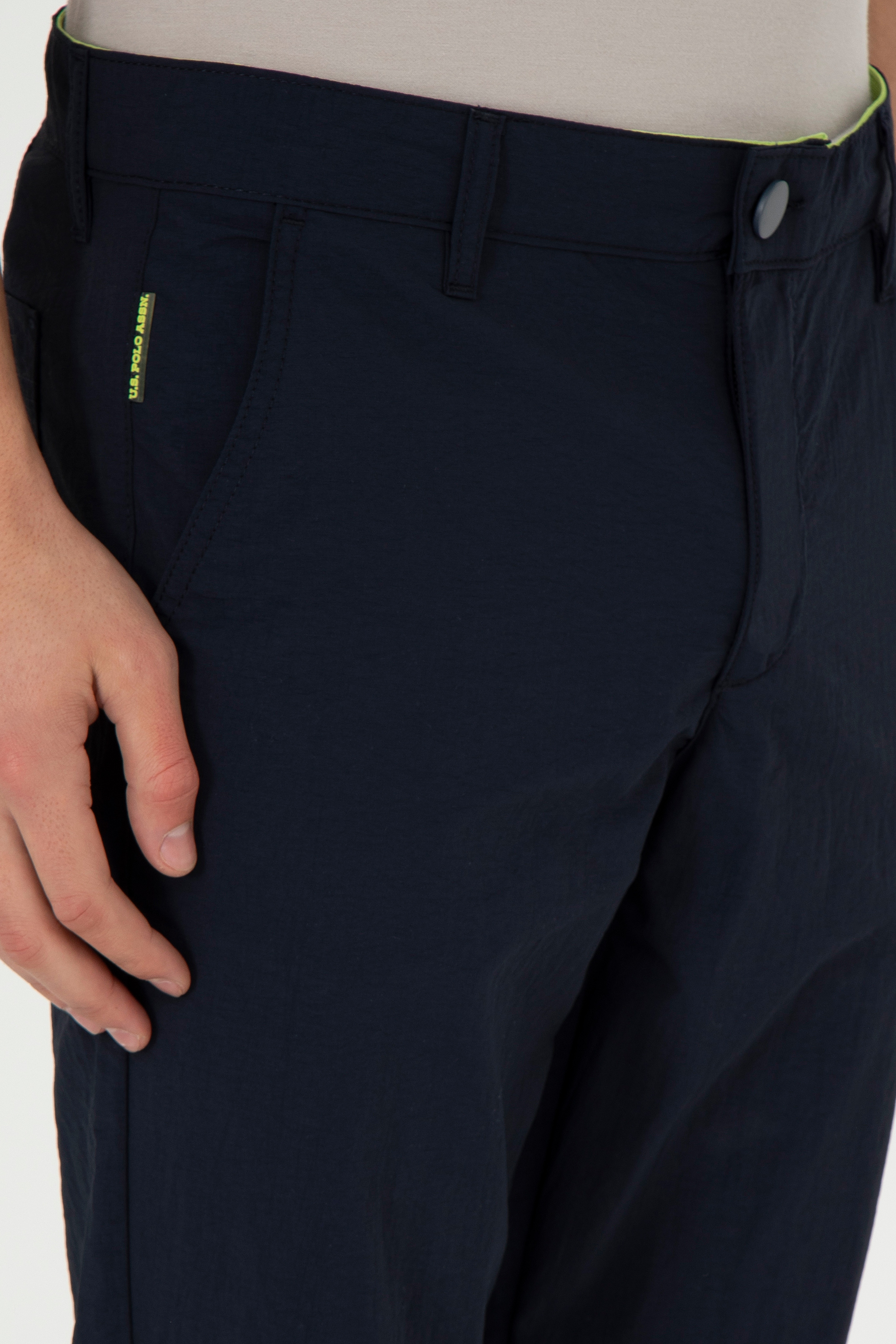 Erkek Slim Fit Lacivert Kanvas Pantolon