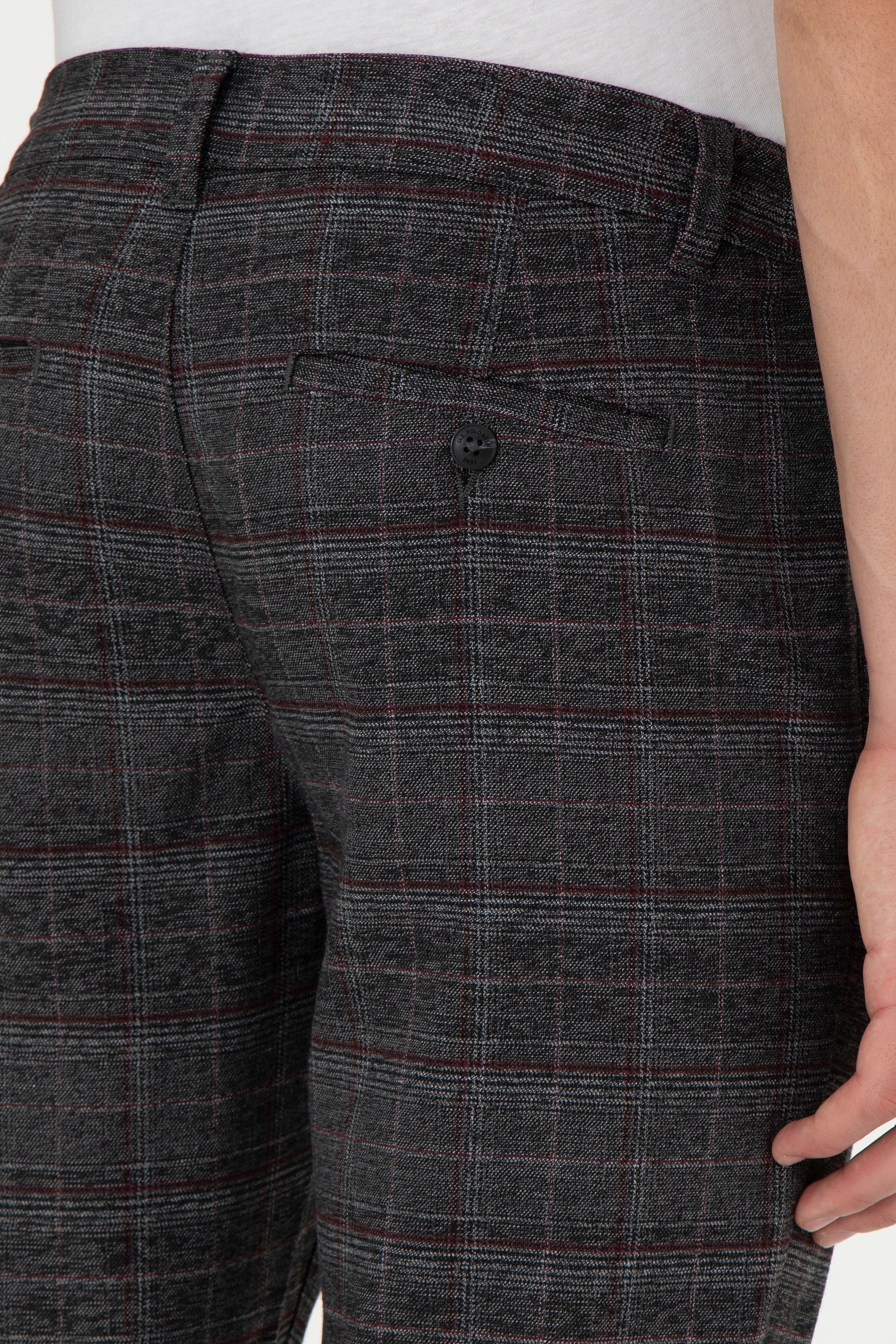 Erkek Slim Fit Antrasit Kanvas Pantolon
