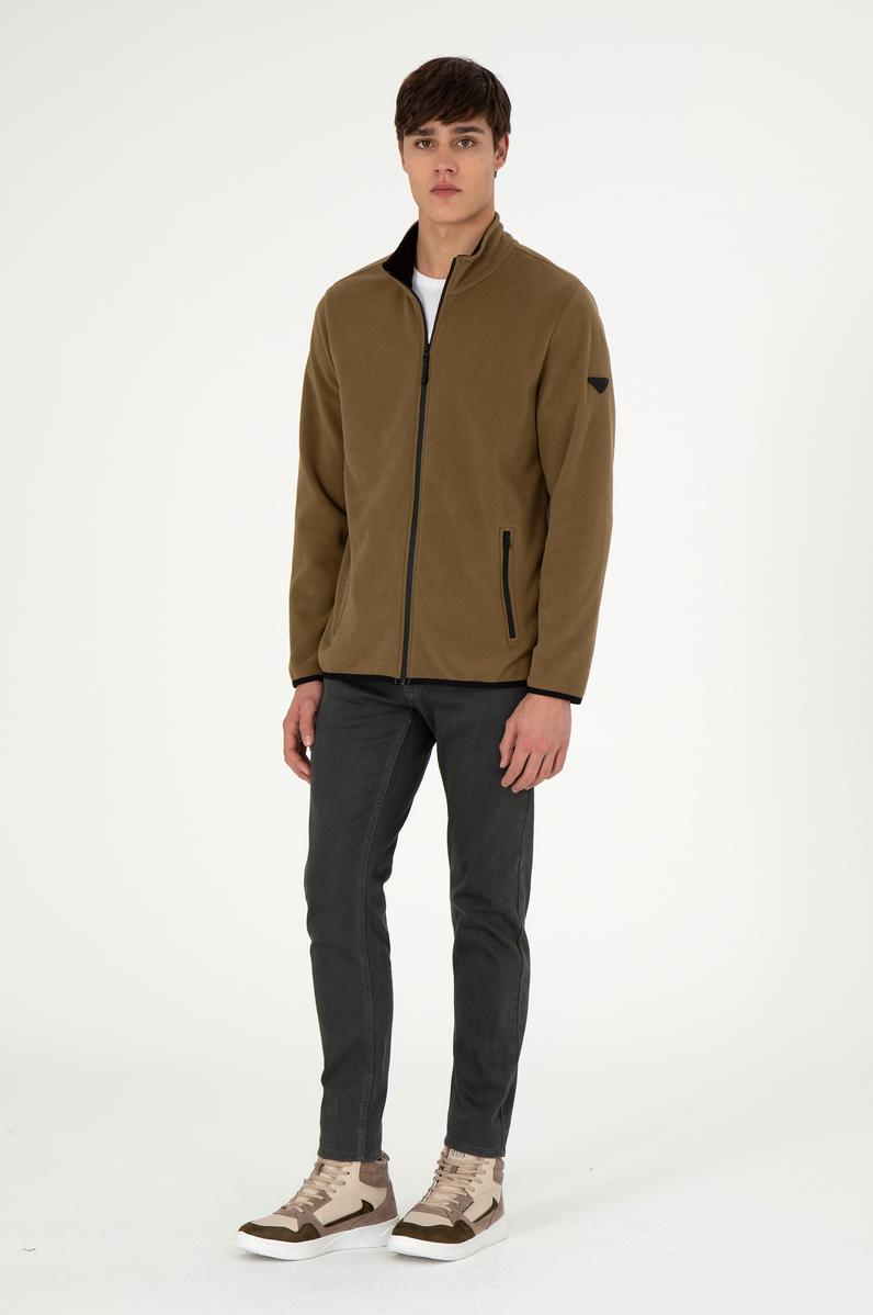 Erkek Haki Jean Pantolon