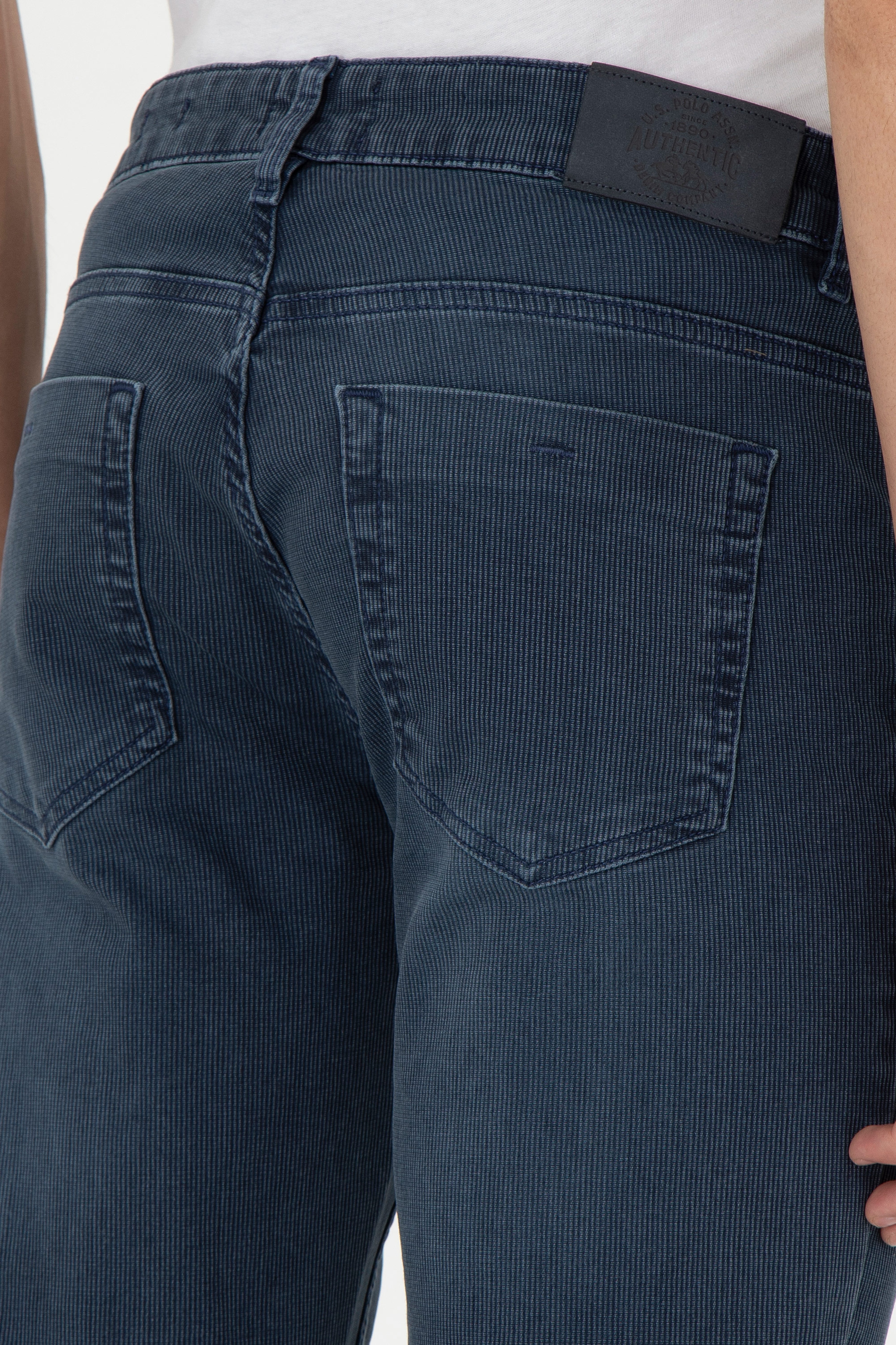 Erkek İndigo Jean Pantolon - Image 6