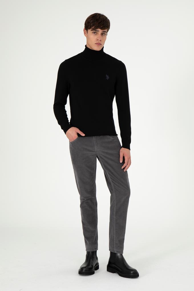Erkek Antrasit Kanvas Pantolon
