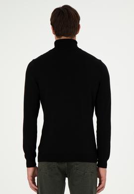 Erkek Siyah Basic Kazak - 50294781053