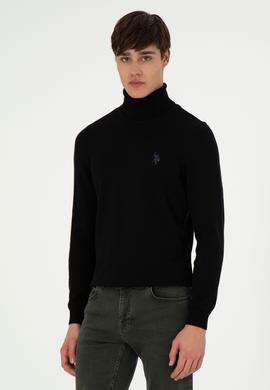 Erkek Siyah Basic Kazak - 50294781053