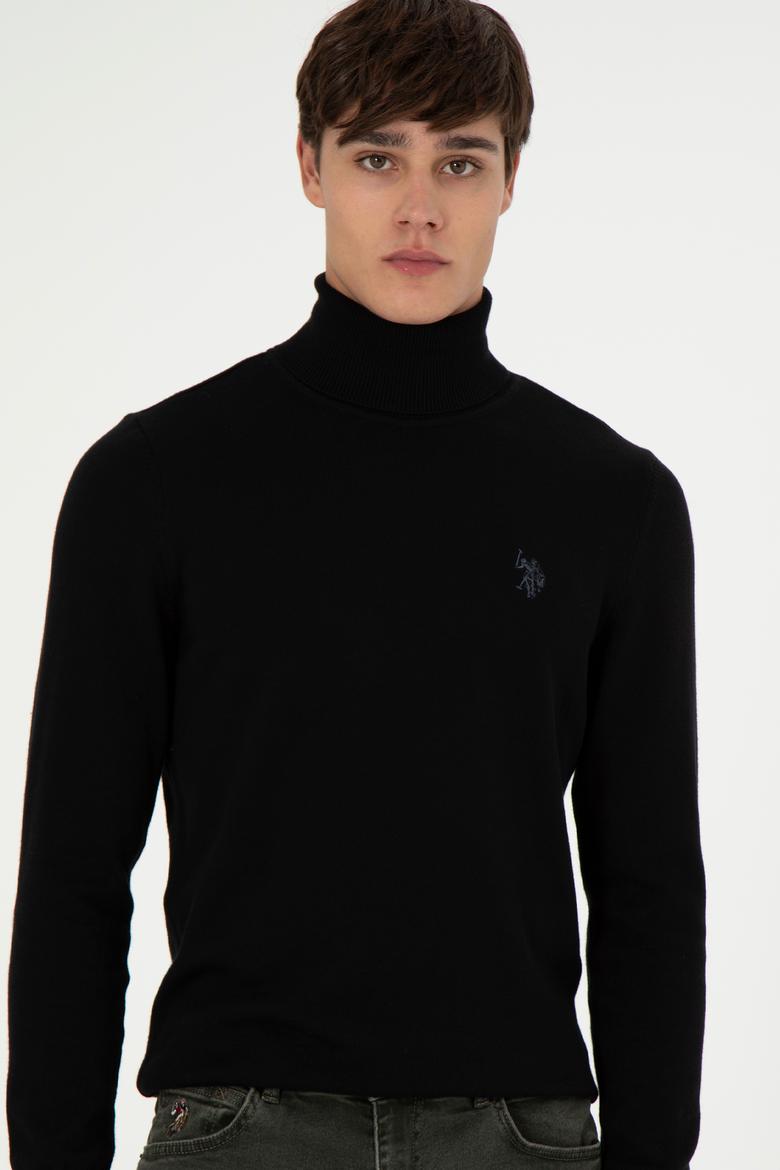 Erkek Siyah Basic Kazak - 50294781053