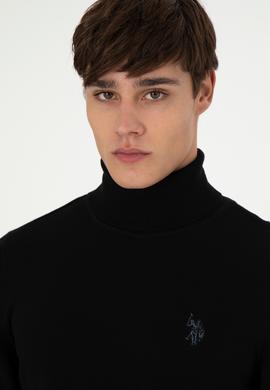 Erkek Siyah Basic Kazak - 50294781053