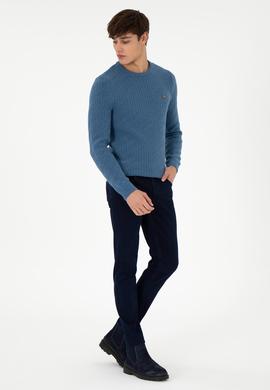 Erkek Koyu Mavi Jean Pantolon - 50298499030