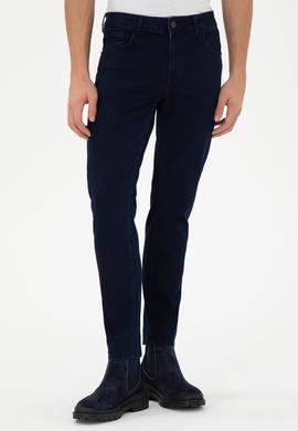Erkek Koyu Mavi Jean Pantolon - 50298499030