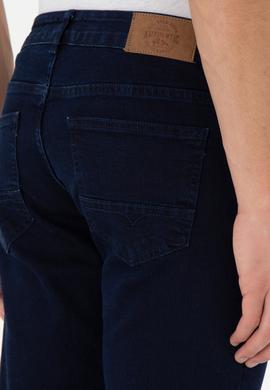 Erkek Koyu Mavi Jean Pantolon - 50298499030