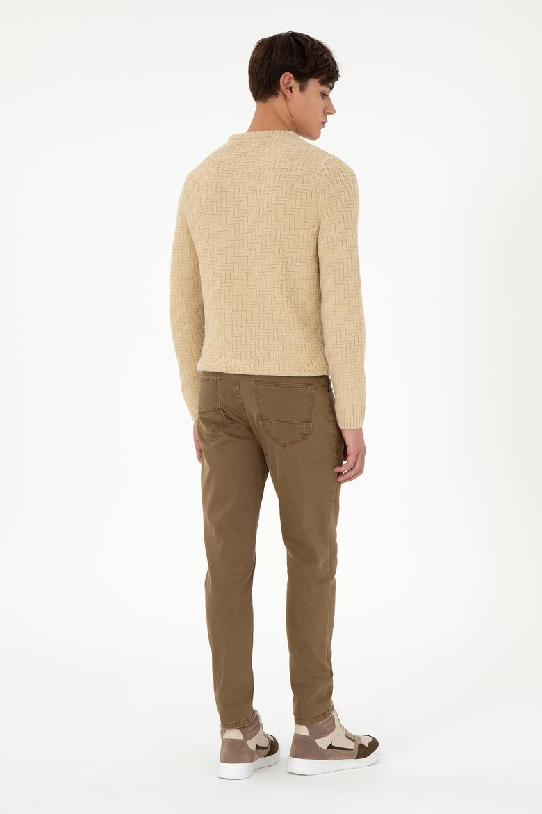 Erkek Hardal Jean Pantolon - 50289496009