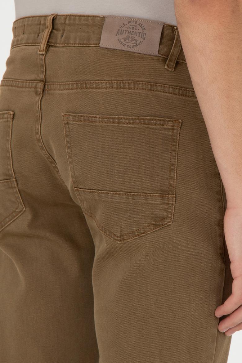 Erkek Hardal Jean Pantolon - 50289496009