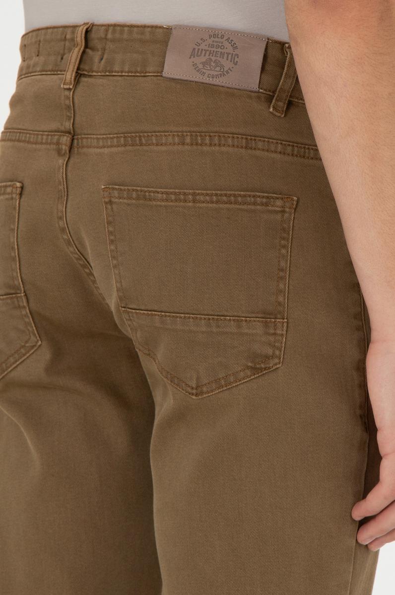 Erkek Hardal Jean Pantolon