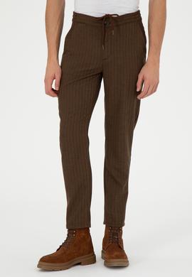 Erkek Kahverengi Kanvas Pantolon - 50291200099
