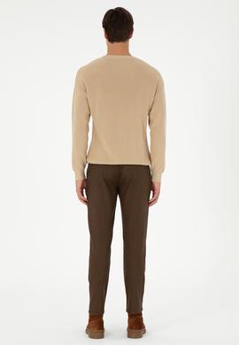 Erkek Kahverengi Kanvas Pantolon - 50291200099