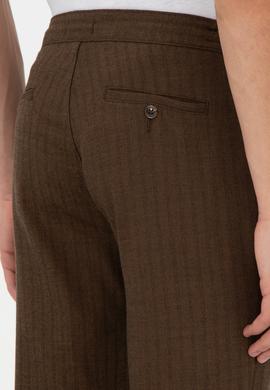 Erkek Kahverengi Kanvas Pantolon - 50291200099