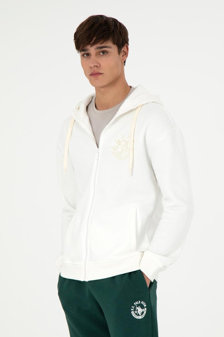 Erkek Krem Örme Hırka