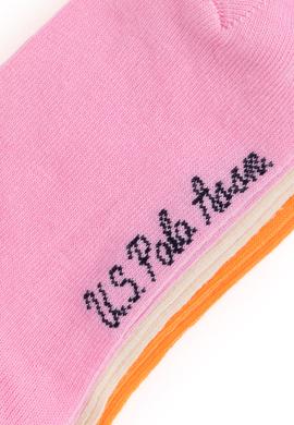 Kız Çocuk Pembe 3'lü Patik Çorap - 50299020004