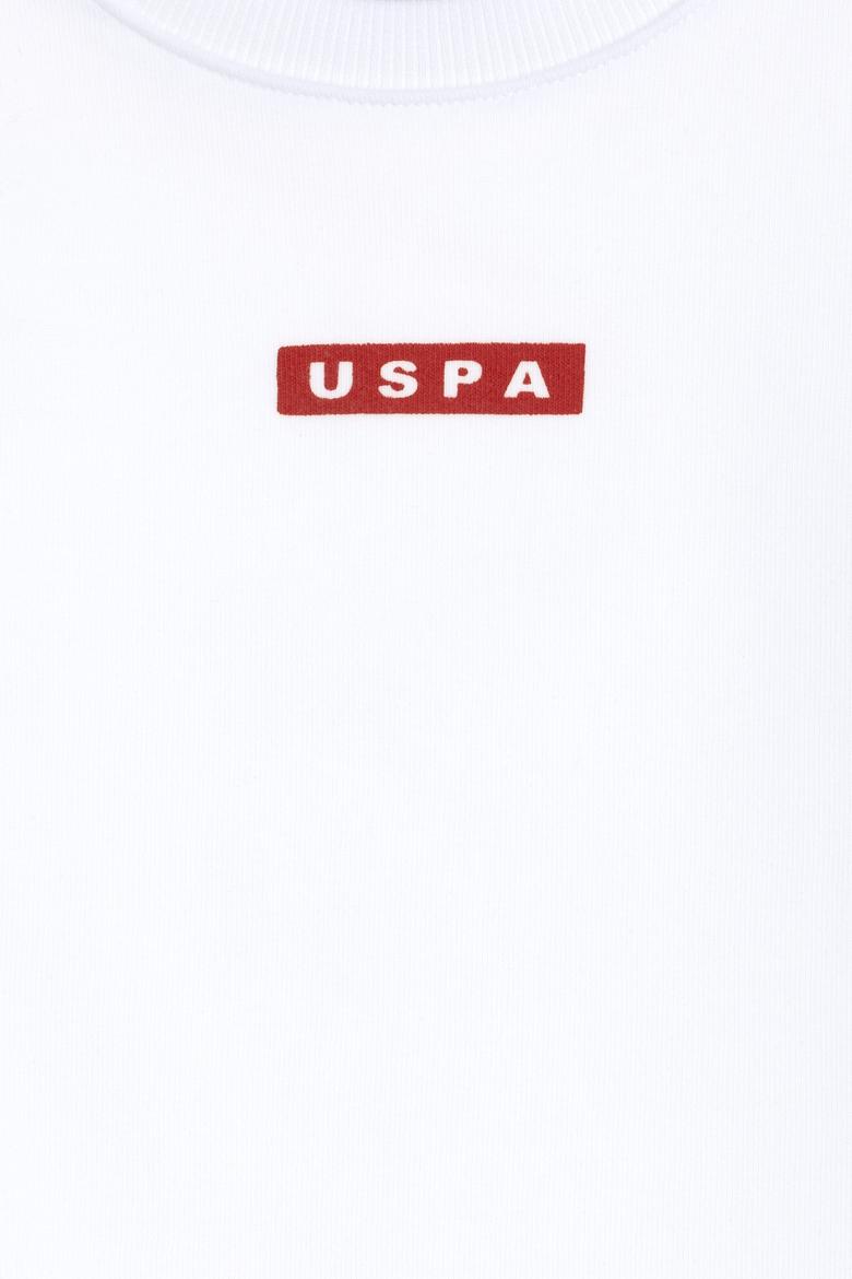 Erkek Çocuk Beyaz Bisiklet Yaka Sweatshirt - 50293567015