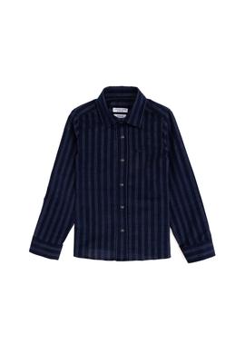 Erkek Çocuk Lacivert Uzun Kollu Gömlek - 50293507010