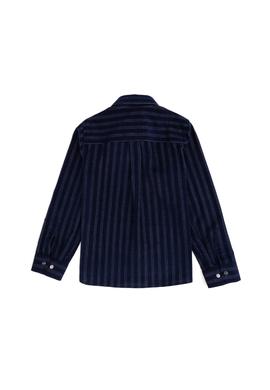 Erkek Çocuk Lacivert Uzun Kollu Gömlek - 50293507010