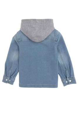 Erkek Çocuk Açık Mavi Jean Gömlek - 50291159006