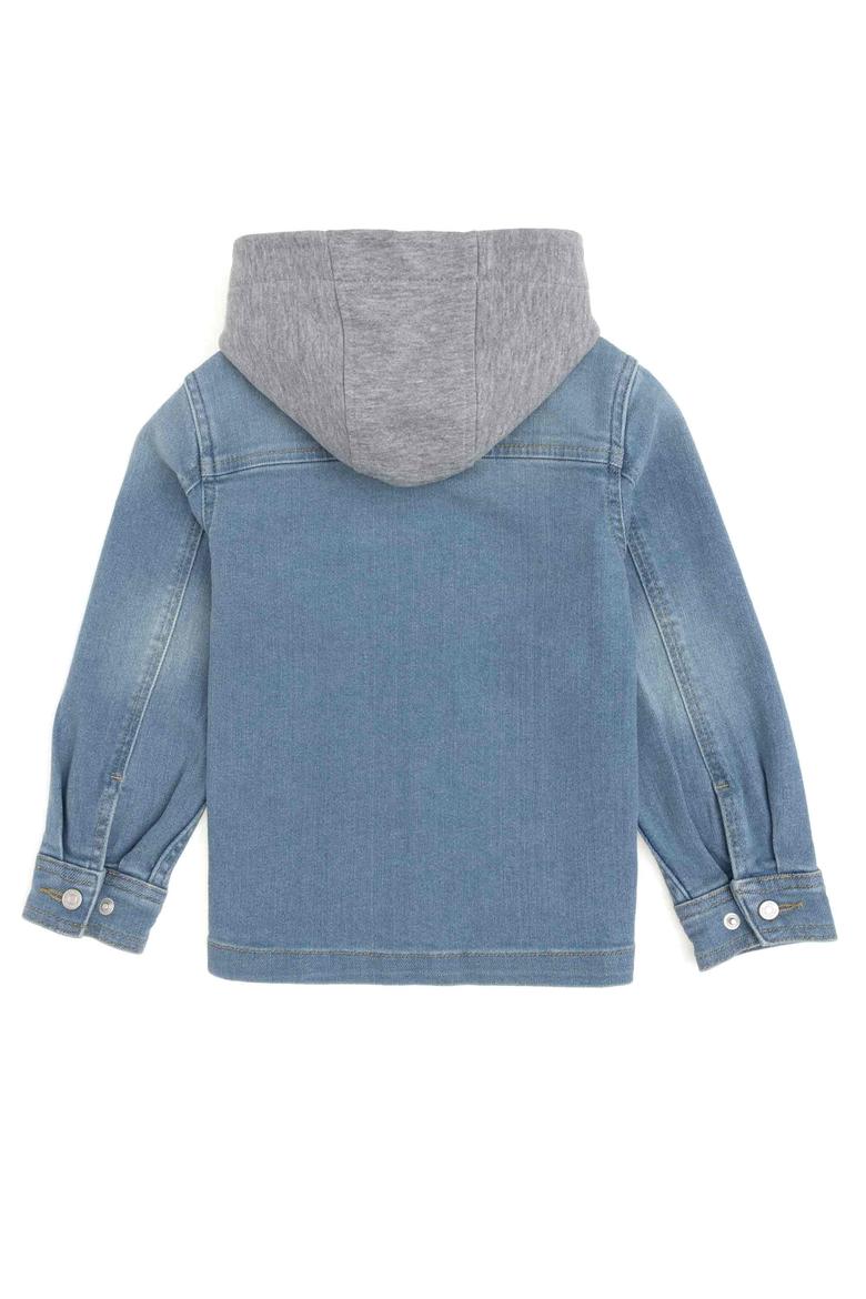 Erkek Çocuk Açık Mavi Jean Gömlek - 50291159006