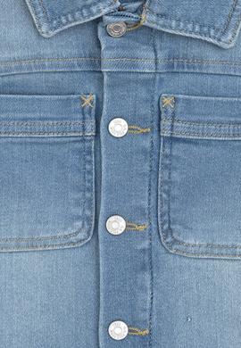 Erkek Çocuk Açık Mavi Jean Gömlek - 50291159006