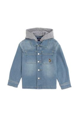 Erkek Çocuk Açık Mavi Jean Gömlek - 50291159006