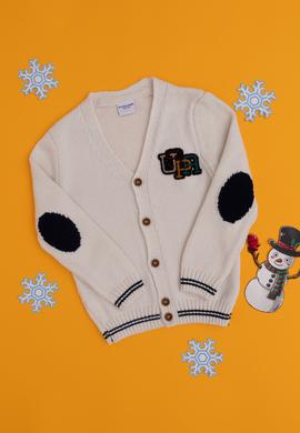 Erkek Çocuk Taş Melanj Triko Hırka - 50293055016