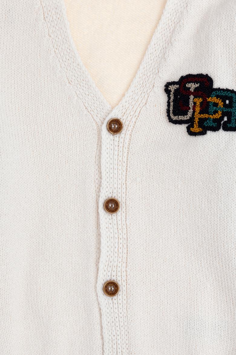 Erkek Çocuk Taş Melanj Triko Hırka - 50293055016