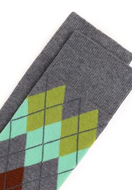 Erkek Gri Melanj Çorap - 50295657002