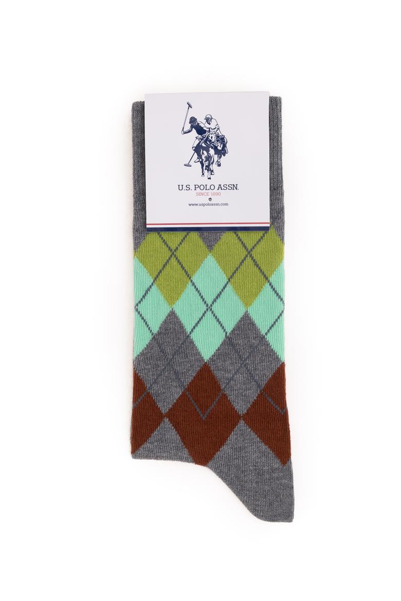 Erkek Gri Melanj Çorap - 50295657002