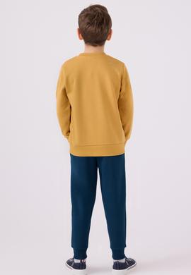 Erkek Çocuk Hardal Pijama Takımı - 50299429004