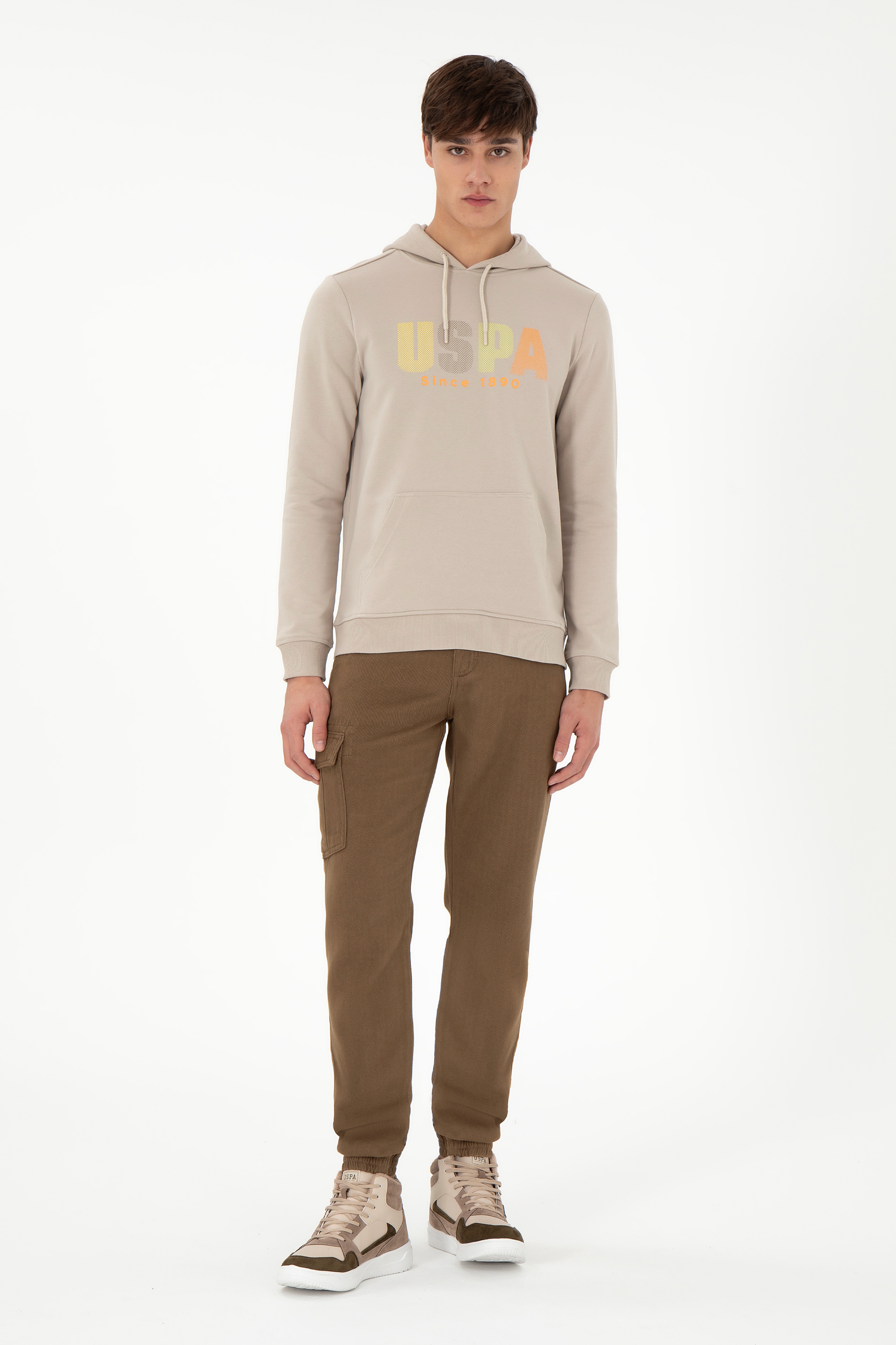 Erkek Taş Sweatshirt - Image 4