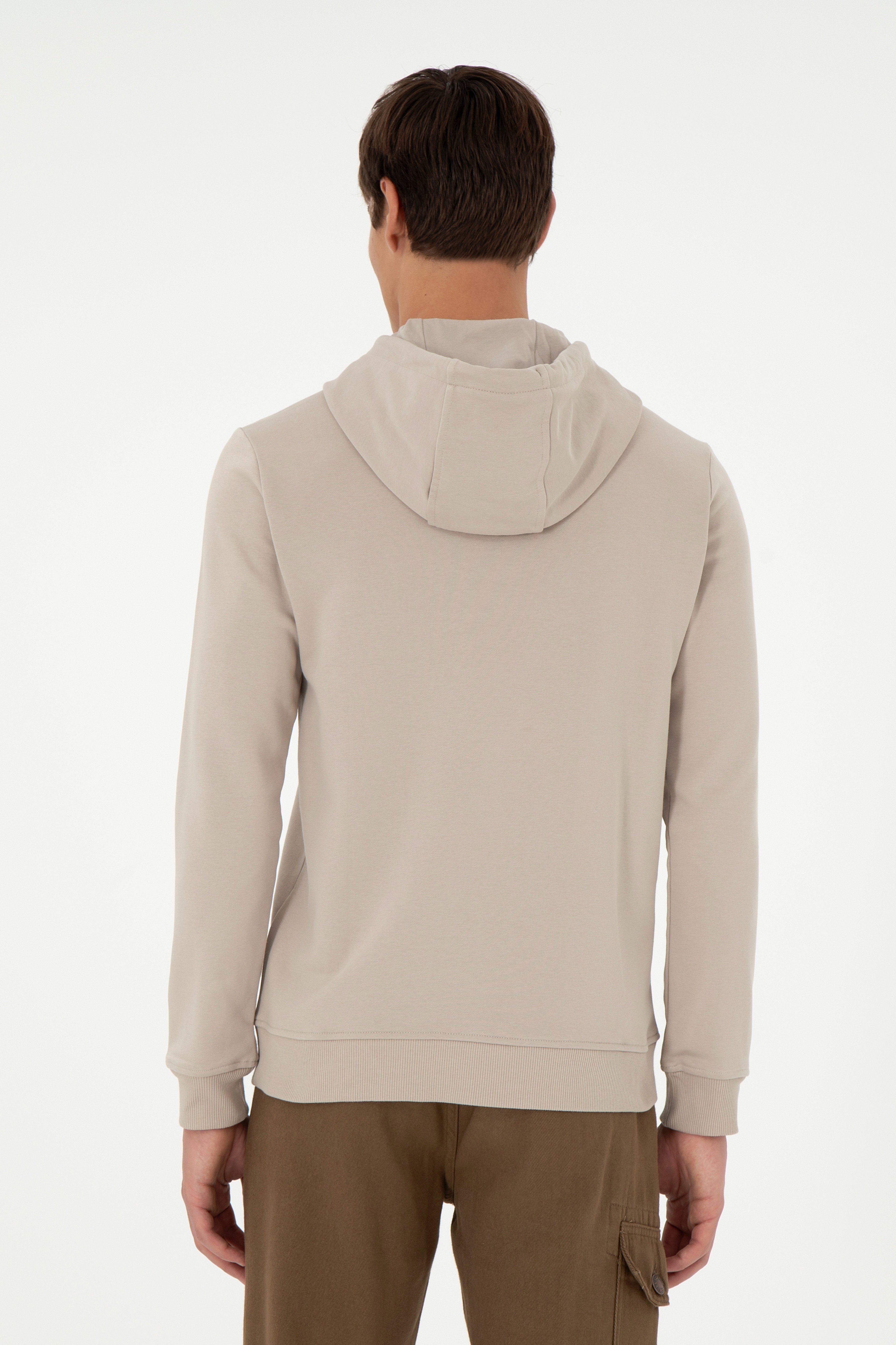 Erkek Taş Sweatshirt - Image 5